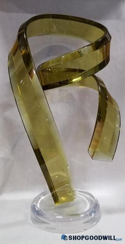 SHLOMI HAZIZA ACRYLIC ABSTRACT SCULPTURE