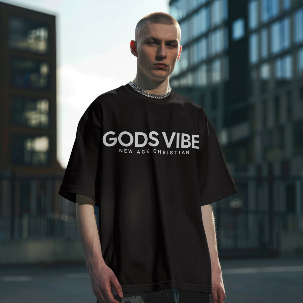 GODS VIBE Drop Shoulder Tee