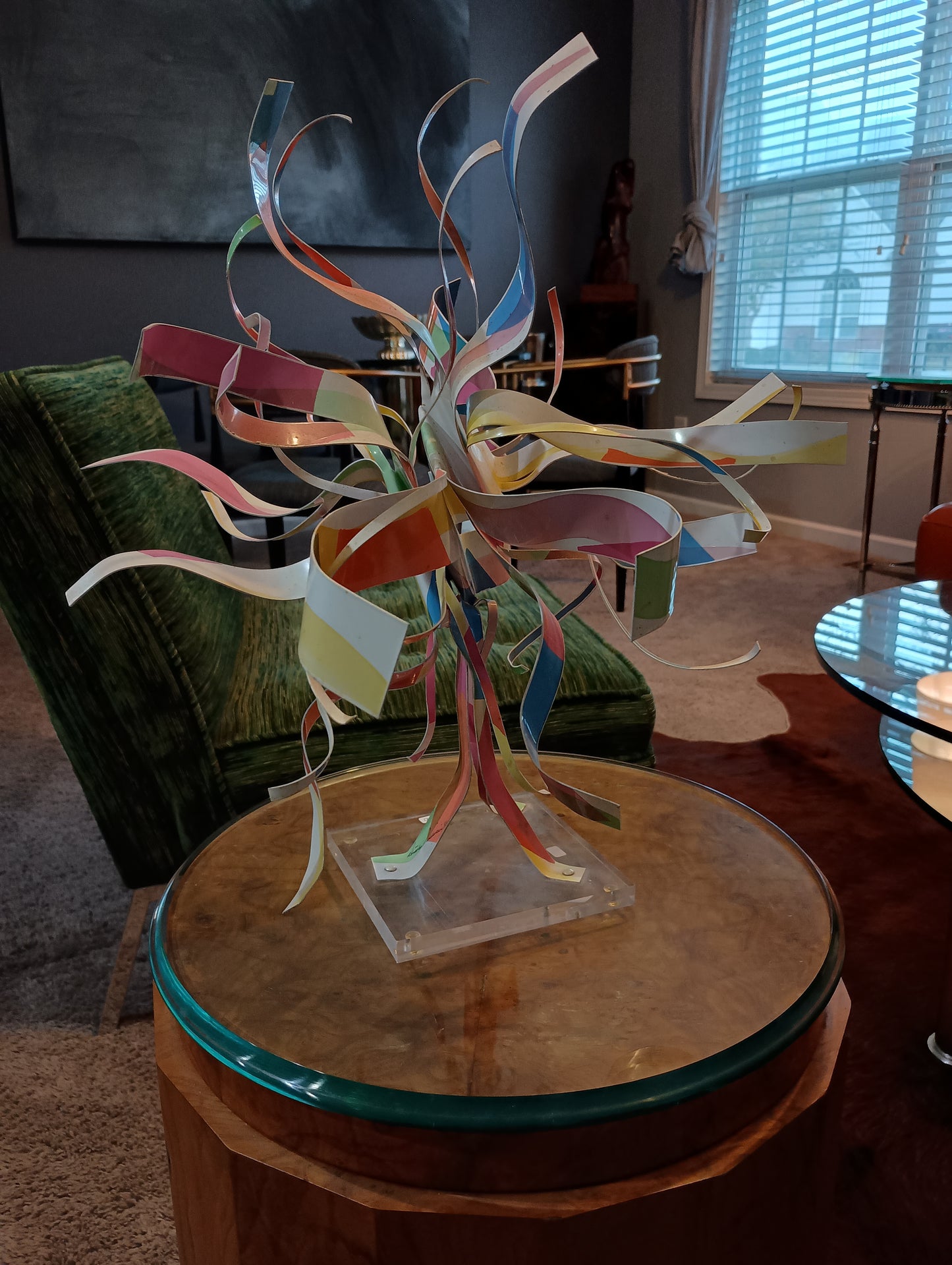 Dorothy Gillespie Starburst Metal Art Sculpture